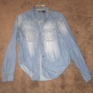 Rue 21 faux denim top.
